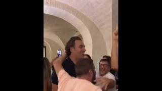 Totti in Puglia per una serata tra amici