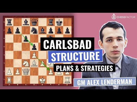 Be alert when you have this Pawn Structure on the Board | Carlsbad Structure | GM Alex Lenderman