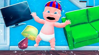 Baby FLOODS ENTIRE HOUSE!