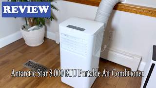 Antarctic Star 8000 BTU Portable Air Conditioner | My honest review and DEMO of this AC!