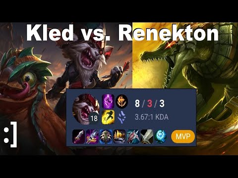Kled vs. Renekton - I'm not your brother... I'm worse. (ranked gameplay)