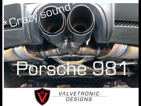 Porsche Boxter/Cayman Valved Catback VS OEM (Valvetronic Designs)