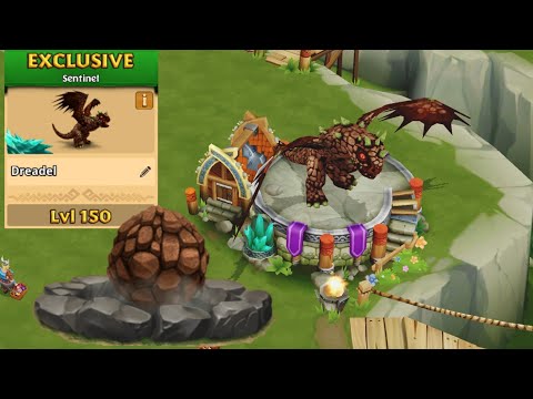 DREADEL Max Level 150 Titan Mode | Exclusive Sentinel | Dragons: Rise Of Berk