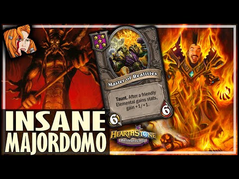 MY BEST MAJORDOMO EVER! - Hearthstone Battlegrounds