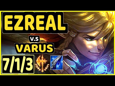 DEFTLY (EZREAL) vs VARUS - 7/1/3 KDA BOTTOM ADC CHALLENGER GAMEPLAY - NA