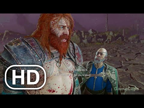 Odin Kills Thor For Kratos Scene 4K - God Of War Ragnarok