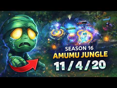 AMUMU JUNGLE IS THE MOST RELIABLE JUNGLE CARRY IN SEASON 16