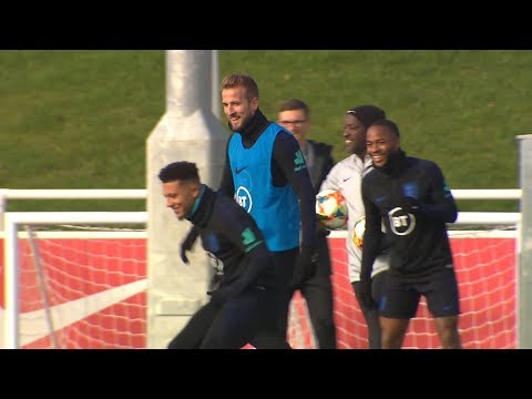 England Train Ahead Of Czech Republic Euro 2020 Qualifier