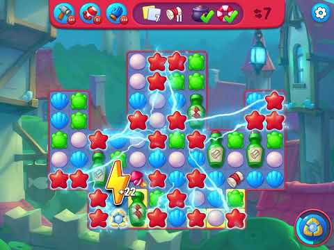 Fishdom Hard level 7725 no boosters フィッシュダム ハード [Friend's]