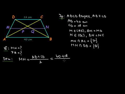 Linia mijlocie în trapez | Lectii-Virtuale.ro