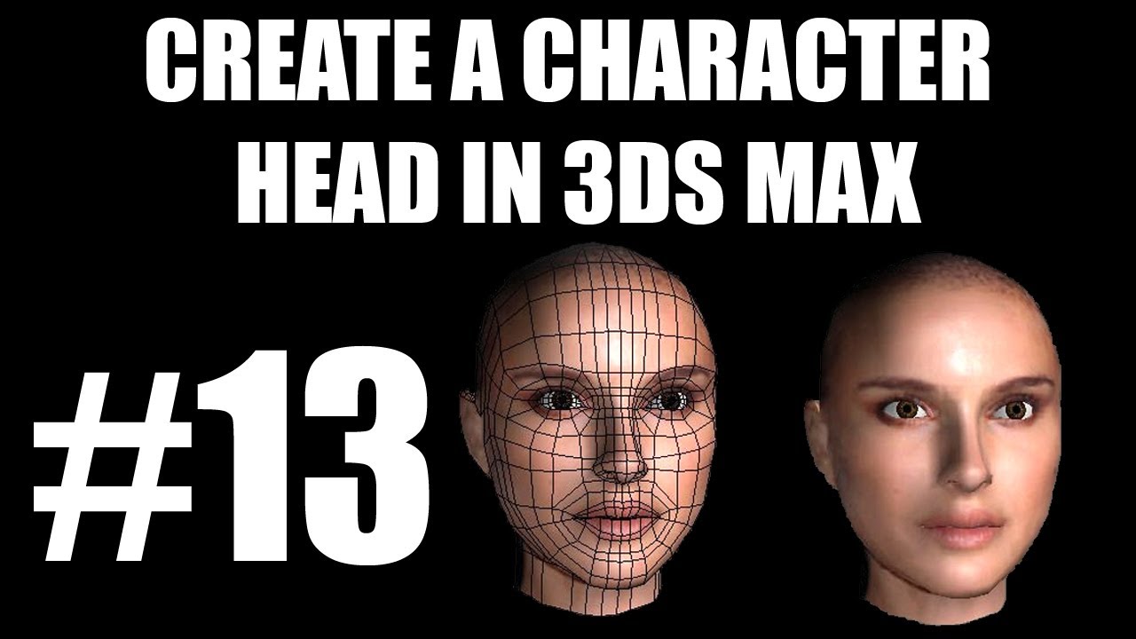 Human Character Head Modelling of Natalie Portman - 3ds Max Tutorial - video 5