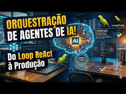 Orquestração de agentes de IA: do Loop React à produção