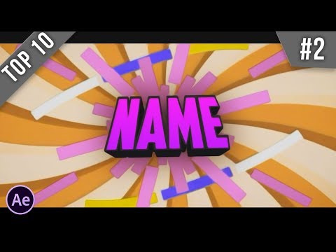 TOP 10 BEST 2D Professional Intro Templates #2 + FREE Download