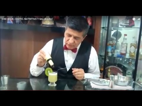 KIWI SOUR COCTEL MUY SALUDABLE