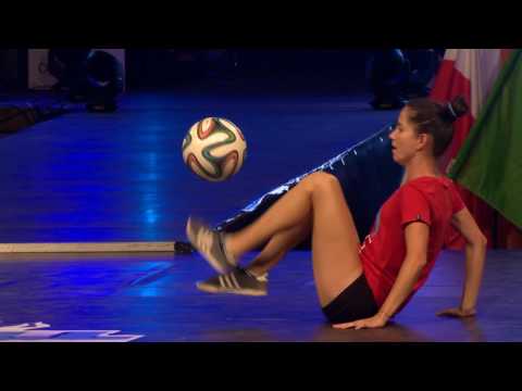 Super Ball 2016 final - Female battle final - Kalina (POL) vs Lucia (SLO)