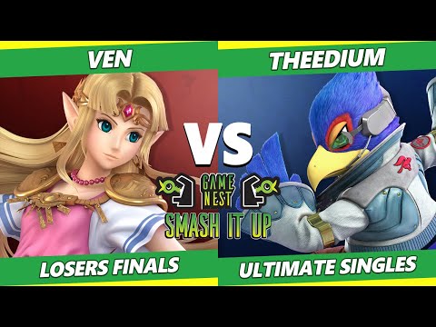 Smash It Up Losers Finals - Ven (Zelda) Vs. Theedium (Falco, Ridley) SSBU Ultimate Tournament