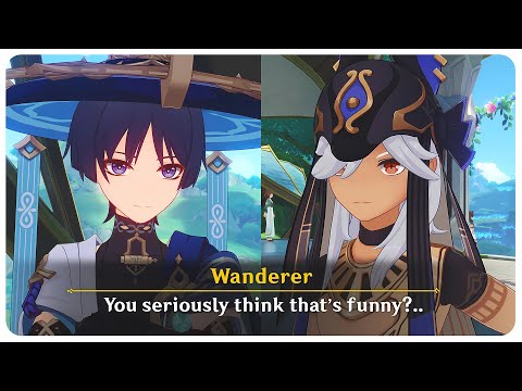 Wanderer Cringes from Cyno's Jokes (Bonus Interaction) Hidden Location | Genshin Impact 5.1