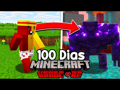 I survived 100 DAYS as MORPH HARDCORE in minecraft…