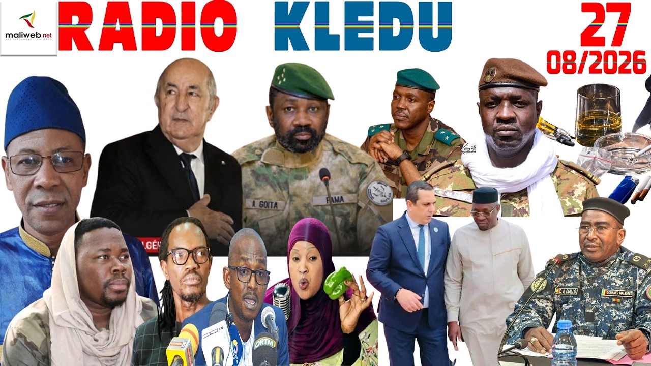 La Revue de Presse de la RADIO KLEDU du 27 Août 2026