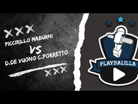 Piccirillo Maburni  - D.De Vuono C.Porretto Torneo volo del 14/01/23 A.S.D. Accademia Calciobalilla