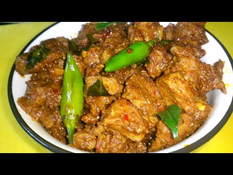 Spicy stir-fried beef || 'talawa gosht'