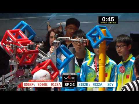 2015 VRC-MS Oppo SF2-3 -  (8068F 8192B) 0-Opportunity Div-VRC Middle School-VEX Worlds 2015