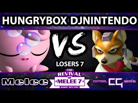 Revival of Melee 7 - DJ Nintendo (Fox) Vs. Hungrybox (Jigglypuff) - Losers Quarters