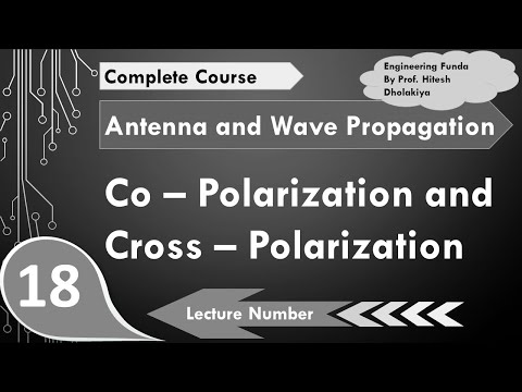 Co Polarization and Cross Polarization and Basic of Polarization