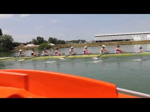 Le 8 cadets à l'entrainement