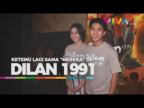 Jangan ngiri ketemu sama iqbaal vanesha di peluncuran trailer dilan 1991