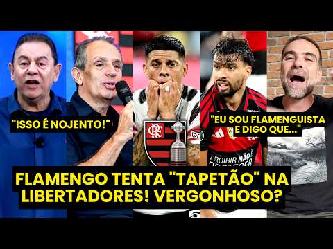 TAPETÃO DO FLAMENGO? “É NOJENTO TROCAR a FINAL da LIBERTADORES no TRIBUNAL! Eu…” CASO MARCOS ROJO