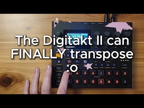 Digitakt II Tipp: Spuren transponieren und Tonleitern ändern