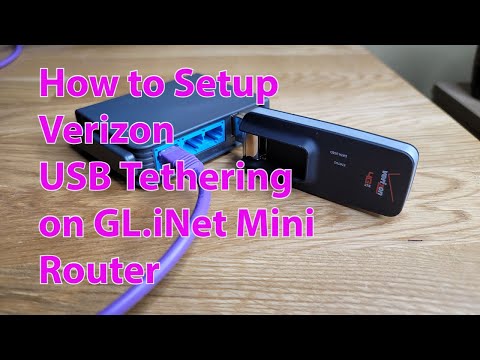 #Verizon 4G USB Tethering sur le mini-routeur GL Slate