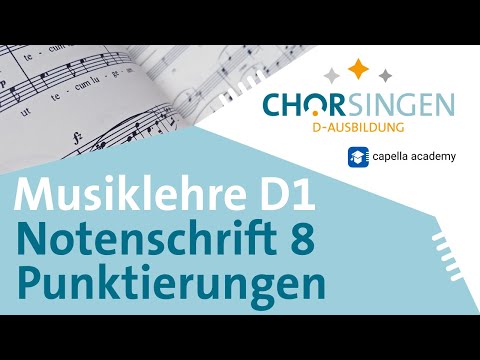 Notenschrift - Folge 8: Punktierungen und Triolen