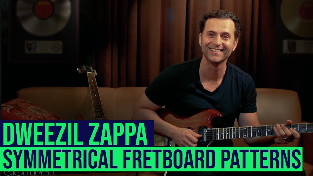 Dweezil Zappa - Applying Symmetrical Fretboard Patterns - YouTube
