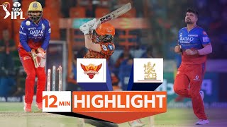 SRH Vs RCB IPL 2024 41 Match Highlights: Hyderabad vs Bengaluru Highlights | IPL 2024 Highlights