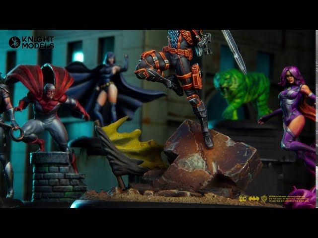Vídeo relacionado con Knight Models - Batman Figura Game: Deathstroke. The Terminator