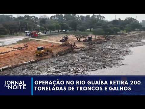 Limpeza no Guaíba retira 200 toneladas de resíduos após chuvas