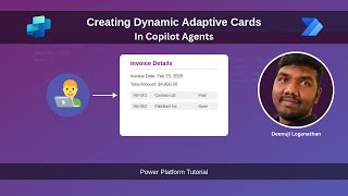 Download the video "Creating Dynamic Adaptive Cards in Copilot Agents | Call power automate desktop from copilot agent"
