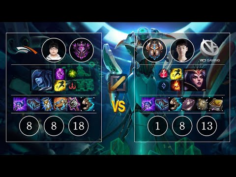 HLE Lava Lissandra vs VG Hang LeBlanc Mid - KR Patch 10.12
