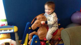 Tyler on the horse
