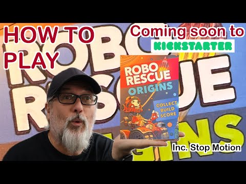 Robo Rescue Origins | Play solo or with friends | Free Game coming to kickstarter soon | How to Play