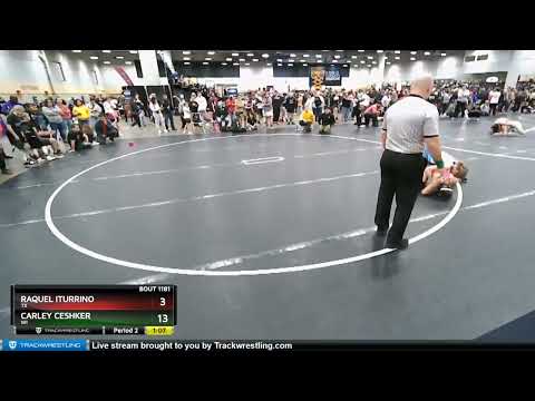 122 Lbs Champ. Round 2 - Raquel Iturrino, TX Vs Carley Ceshker, WI Dcd7