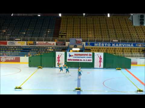 ELITÉ OSTRAVA, 2015, trio juniorky Indie