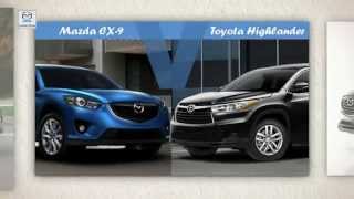 preview picture of video 'Mazda CX-9 Vs. Toyota Highlander | Mazda Chesapeake | Cavalier Mazda'