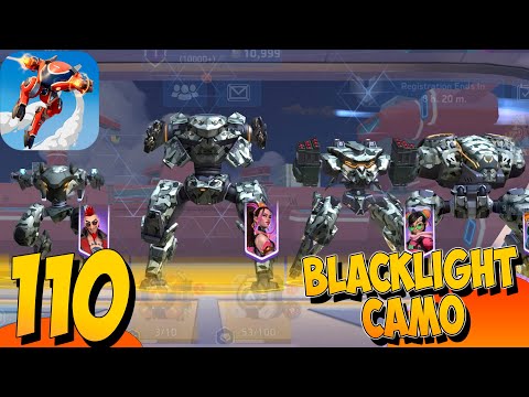 Mech Arena Robot Showdown - Gameplay Walkthrough  Part 110 - Blacklight Camo Team🔥(iOS,Android)