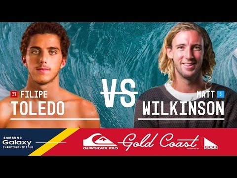 Filipe Toledo vs. Matt Wilkinson - Quiksilver Pro Gold Coast 2016 Semifinals