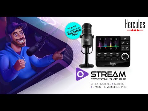 Hercules DJ Stream Essential Kit XLR