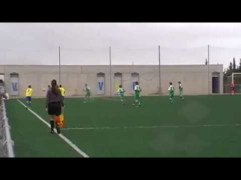 ALSACA2014 Cádiz C.F. "B" - A.D. Taraguilla "B" 1er Tiempo Jornada 21 Temporada 2013-14