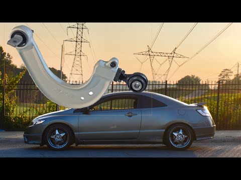 A Must when Lowering your 8th Gen Civic Si! | SPC rear camber arm installation